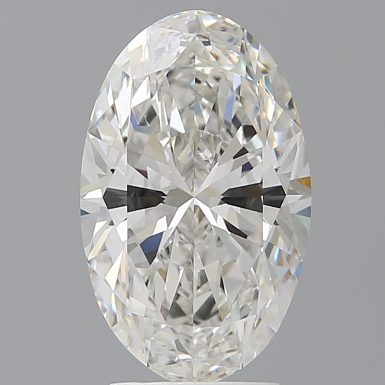 3.54ct Oval Lab-Grown Diamond — F VVS2, IGI Certified