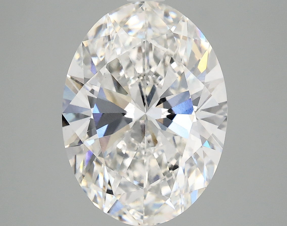 4.41ct Oval, F VS1 — IGI