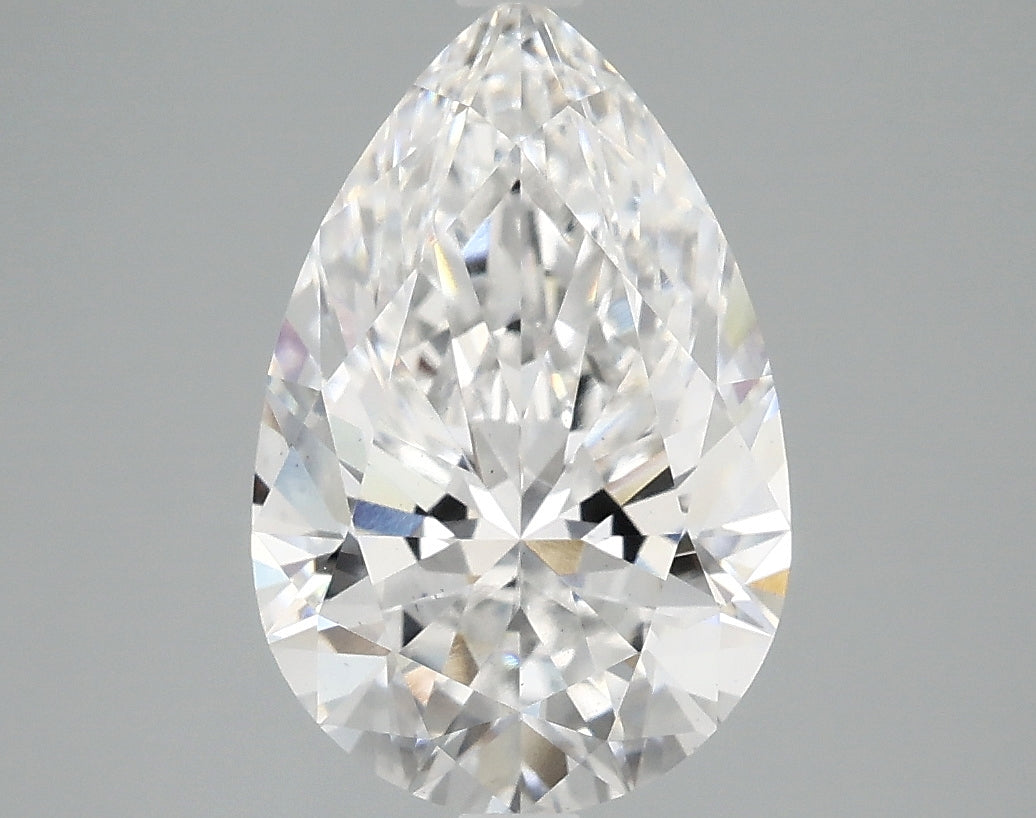 3.09ct Pear Lab-Grown Diamond — E VS2, IGI Certified