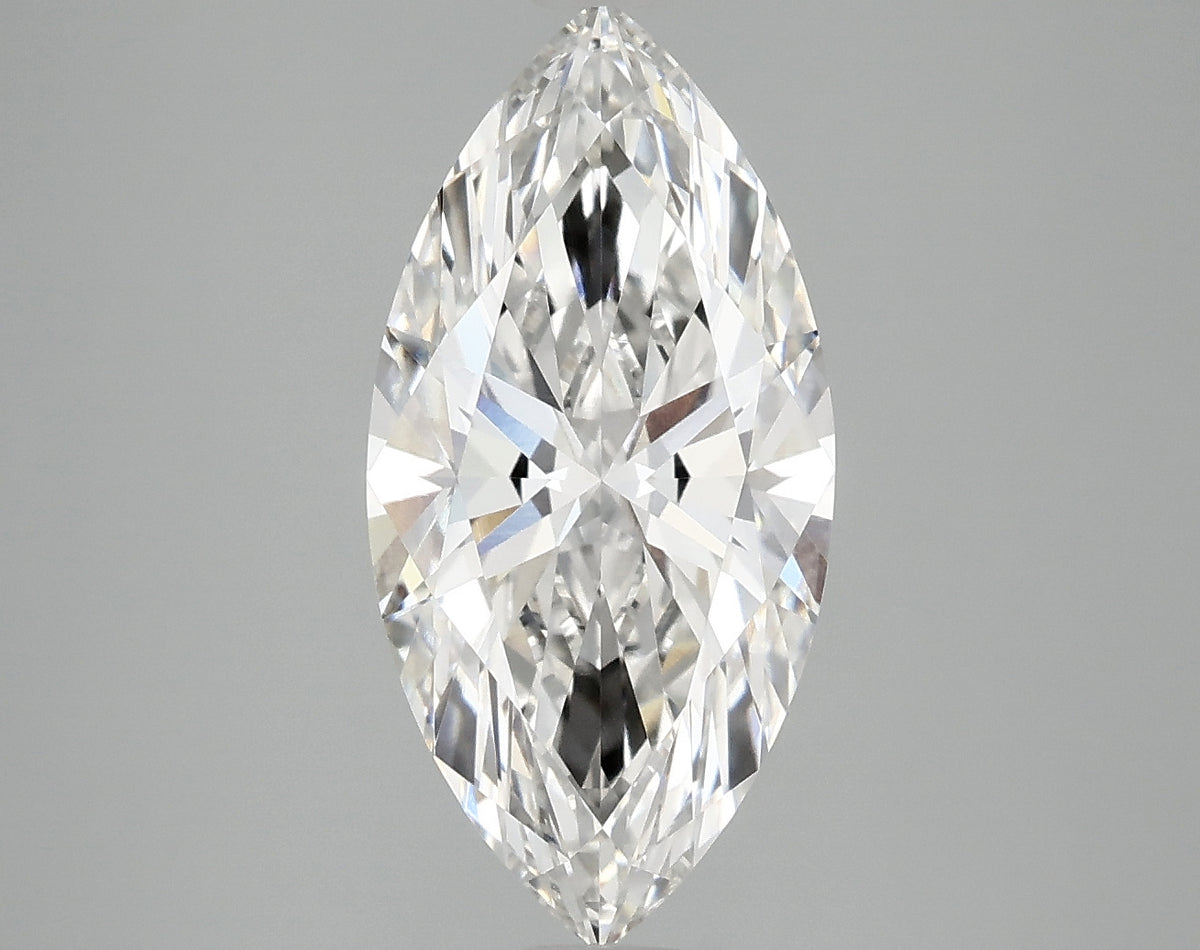 3.09ct Marquise Lab-Grown Diamond — F VVS2, IGI Certified