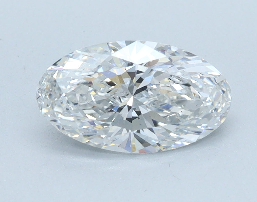 1.05ct Moval, F VS1 — IGI
