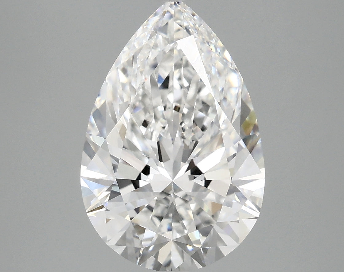 3.77ct Pear, D VVS2 — IGI