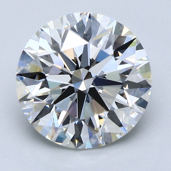 3.7ct Round, H VS1 — GIA