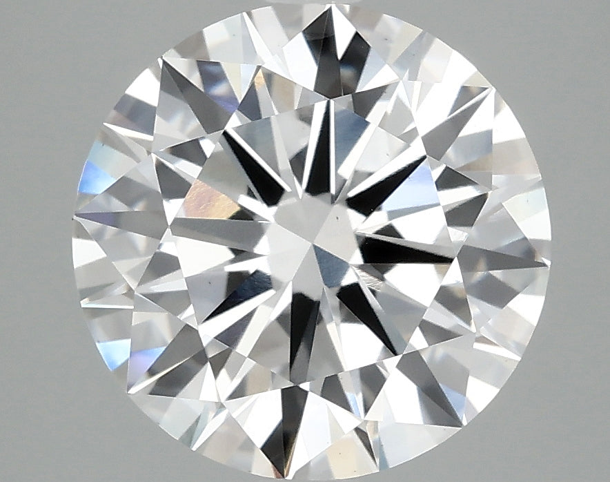 4.09ct Round, D VS2 — IGI