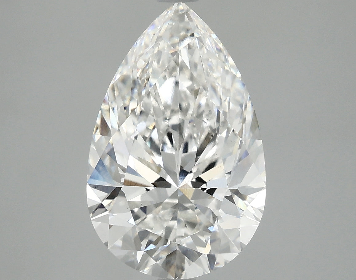 4.02ct Pear, F VS1 — IGI