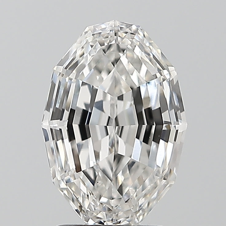 2.57ct Step Oval, E VS1 — IGI