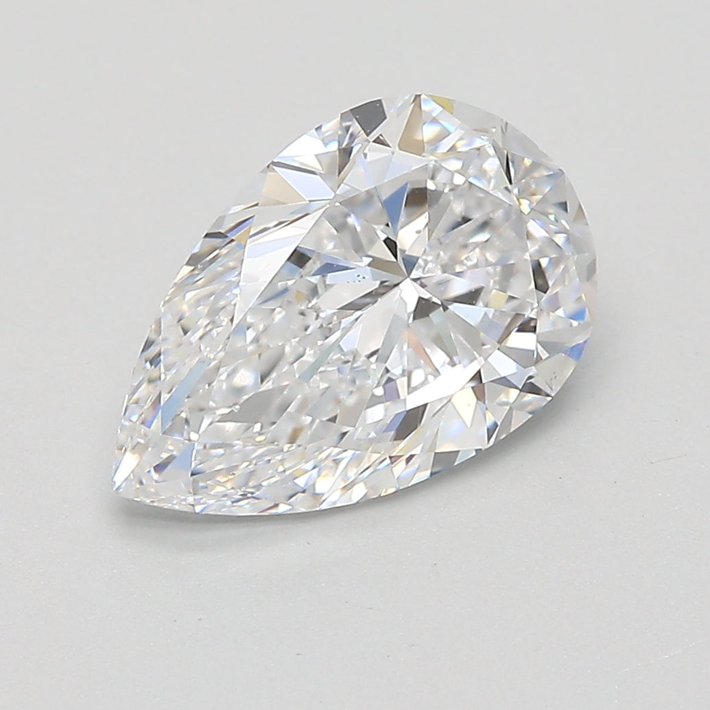 2.5ct Pear Natural Diamond — D VS2, GIA Certified