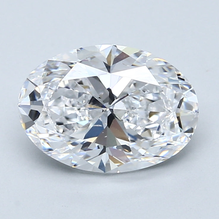 2.5ct Oval Natural Diamond — D VS2, GIA Certified