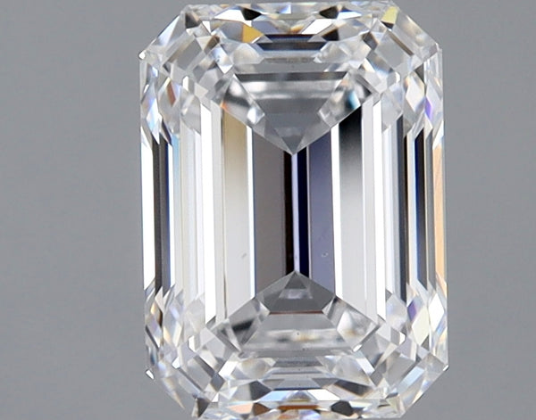 2.0ct EMERALD, D VS2 — GIA