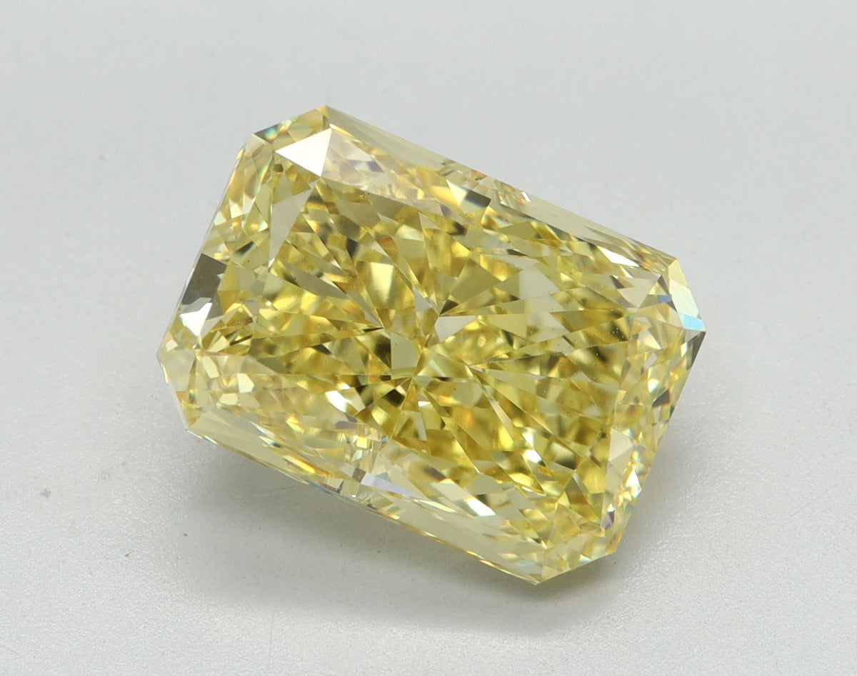 5.02ct Radiant Fancy Intense Yellow Lab-Grown Diamond — VS1 | IGI