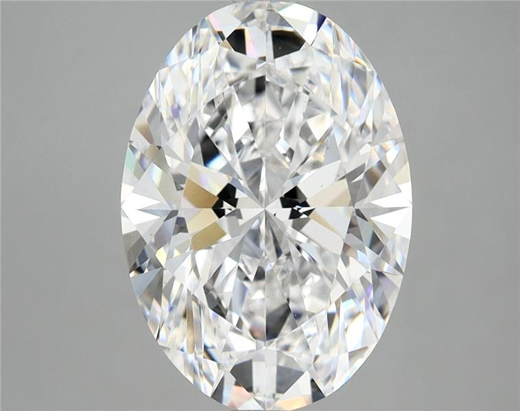 4.52ct Oval, D VS1 — IGI