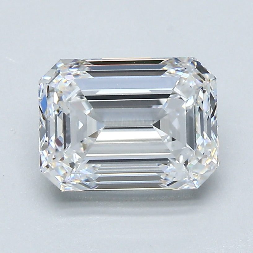 2.03ct Emerald Natural Diamond — D VVS2, GIA Certified