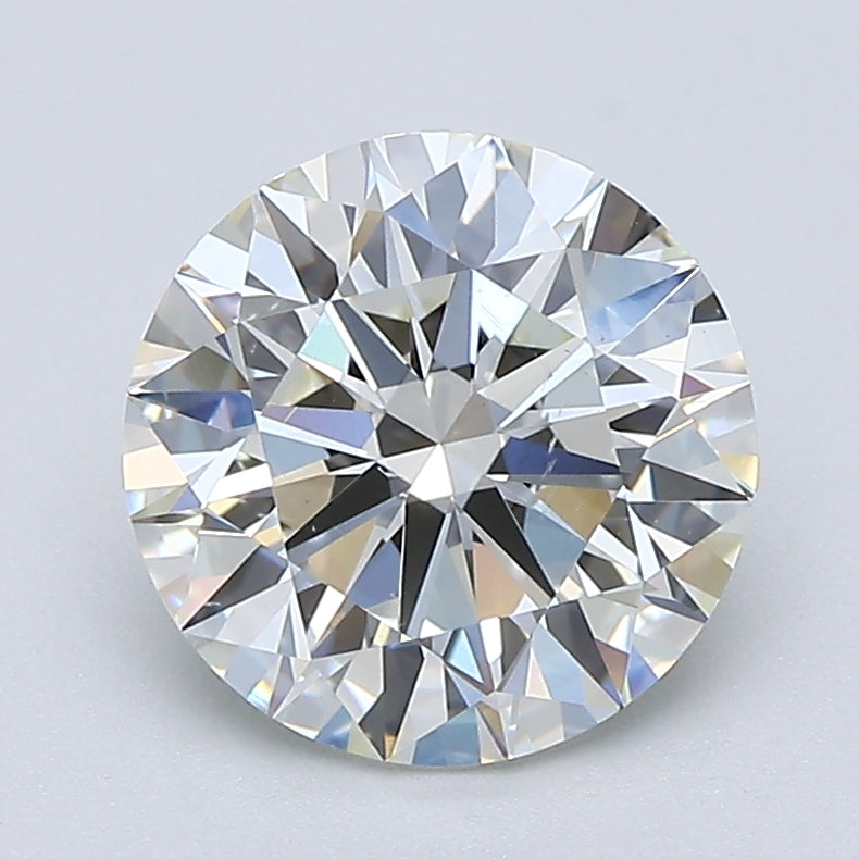 2.04ct Round Natural Diamond — J SI1, GIA Certified