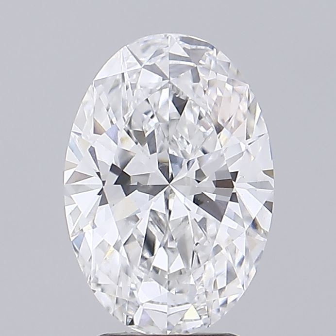 2.02ct Oval, D VS1 — IGI