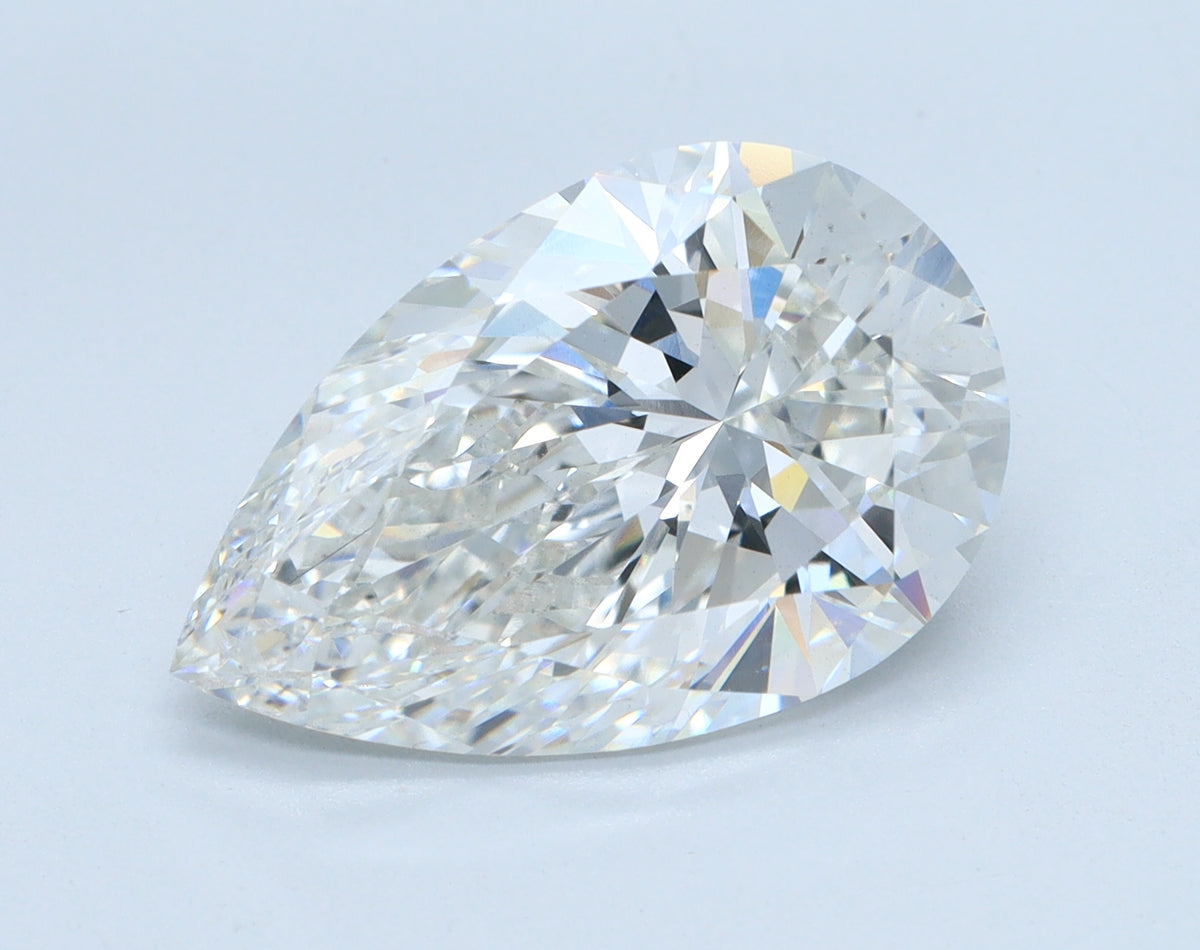 5.01ct Pear, F VS2 — IGI