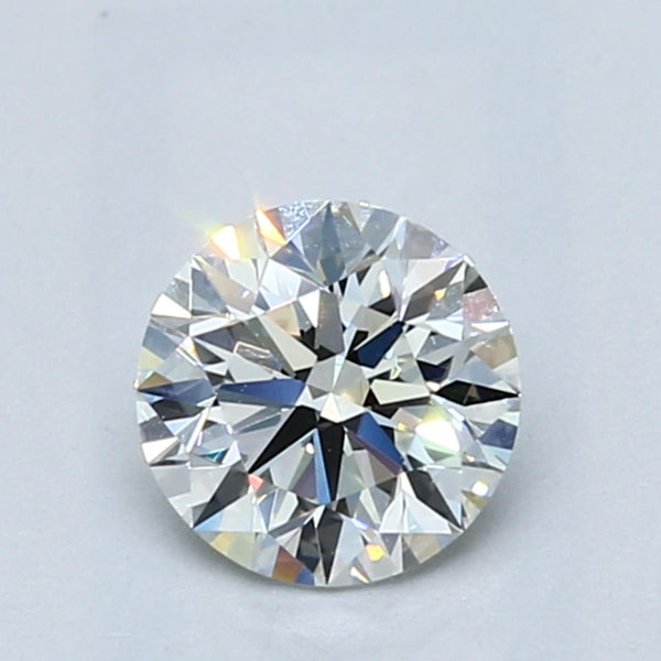 0.85ct ROUND, H IF — GIA