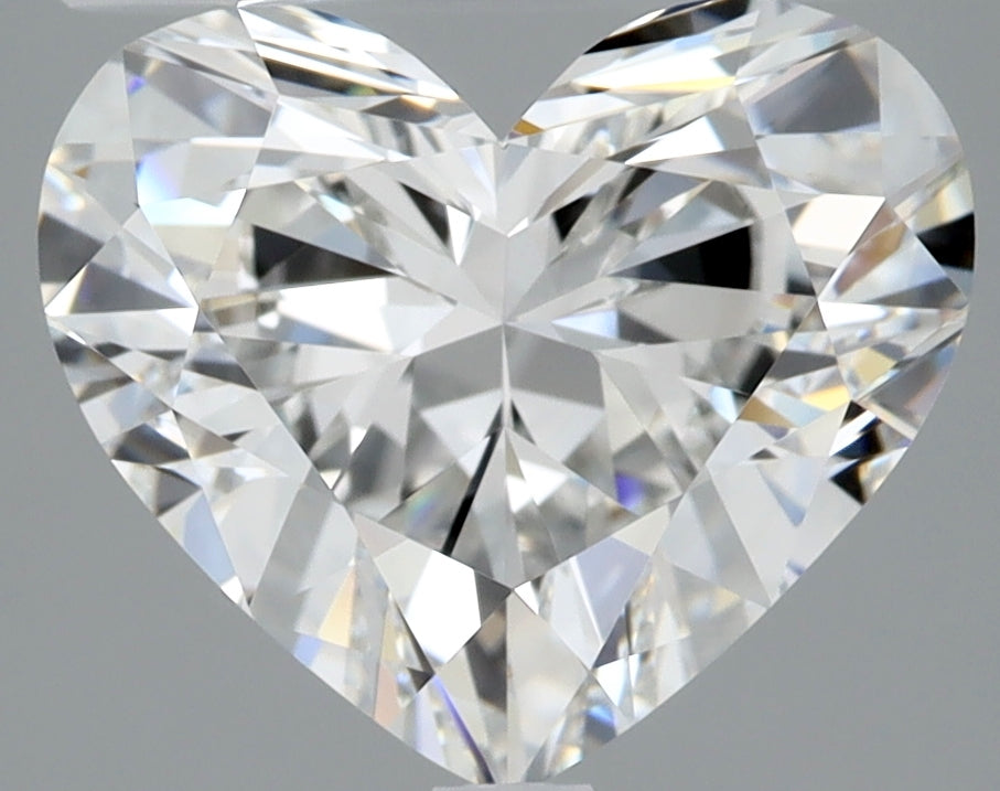 2.7ct Heart Natural Diamond — F IF, GIA Certified