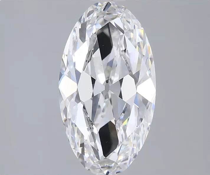 3.01ct Old Moval Lab-Grown Diamond — E VS1, IGI Certified