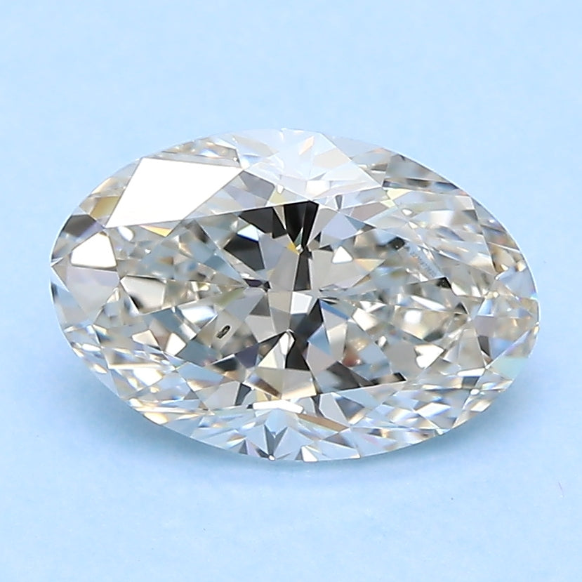1.83ct Oval Natural Diamond — J SI1, GIA Certified