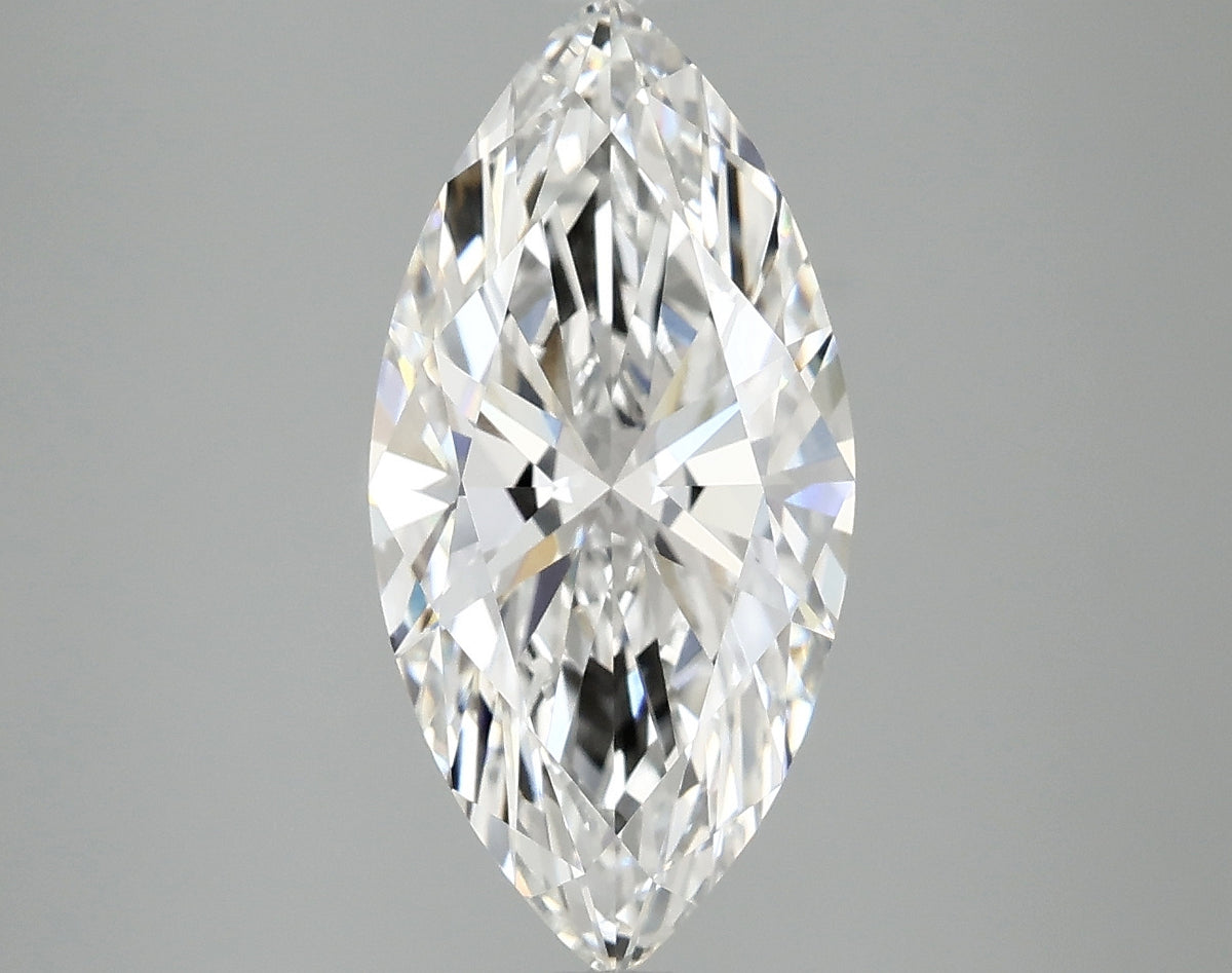 3.09ct Marquise Lab-Grown Diamond — F VVS2, IGI Certified