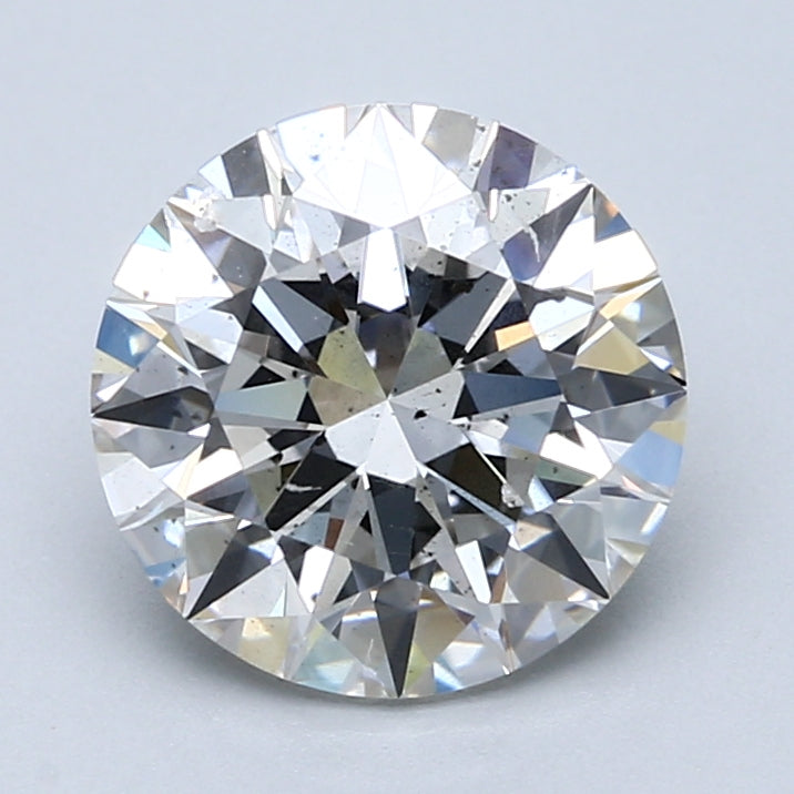 3.02ct Round Natural Diamond — G SI2, GIA Certified