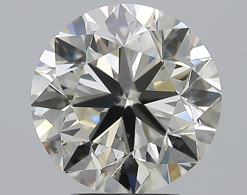 4.01ct Round, J SI2 — GIA