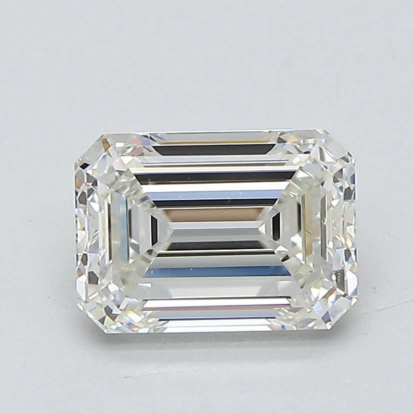 1.7ct Emerald Natural Diamond — J VS2, GIA Certified