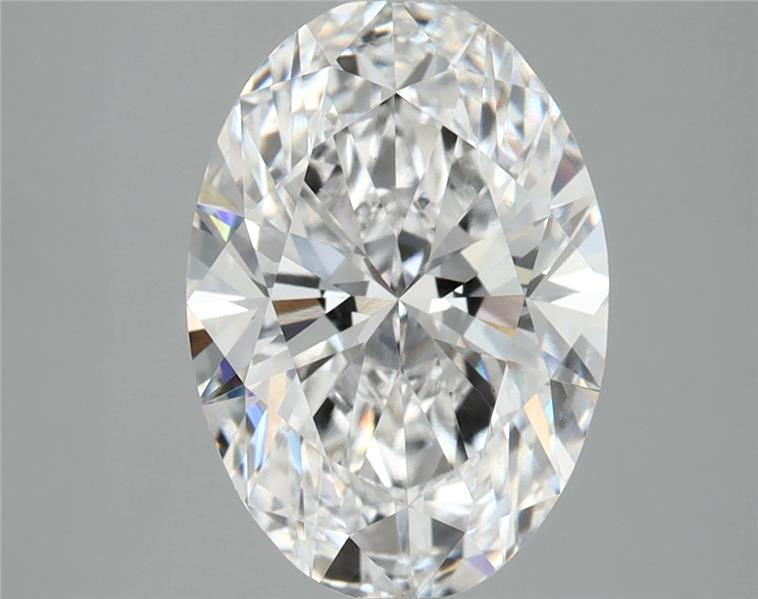 2.87ct Oval Lab-Grown Diamond — D VVS2, IGI Certified