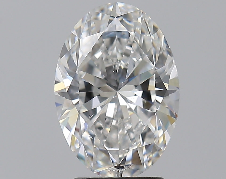 3.0ct Oval Natural Diamond — E SI1, GIA Certified
