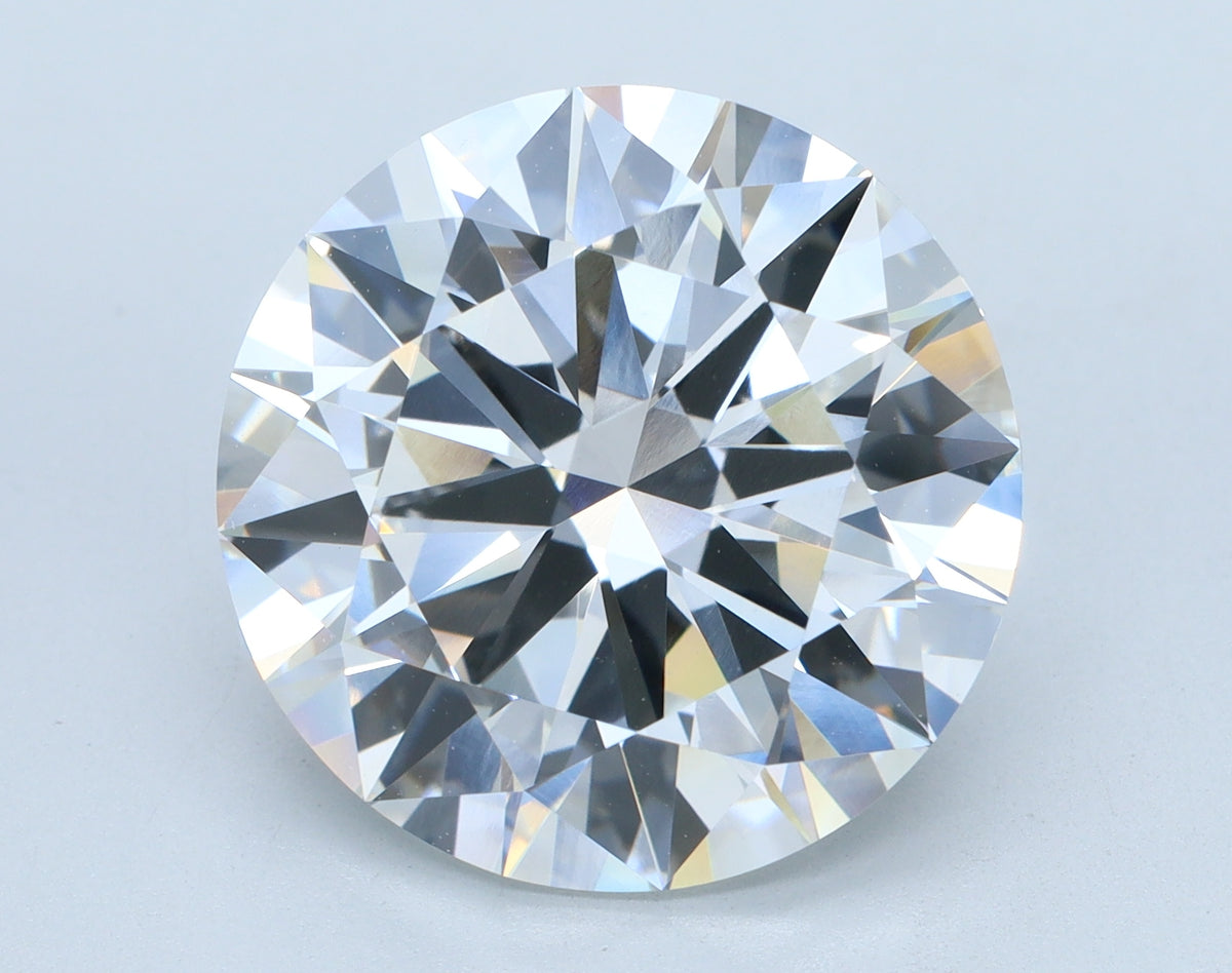 9.03ct Round, E VVS2 — IGI