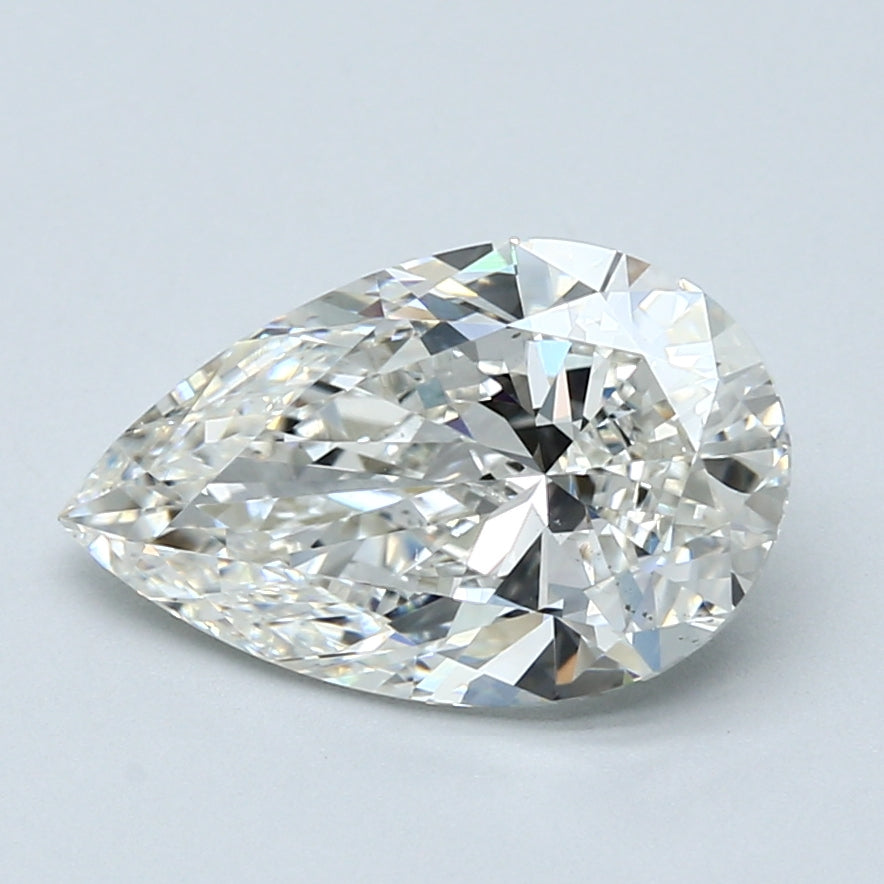 3.01ct Pear Natural Diamond — I VS2, GIA Certified