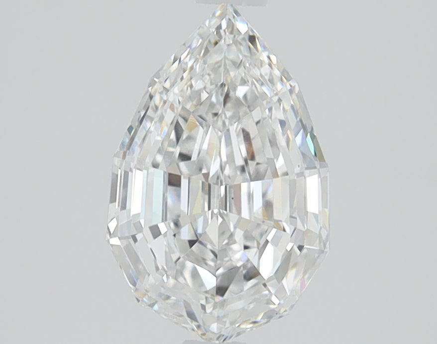1.62ct Pear Step Lab-Grown Diamond — D VVS2, IGI Certified