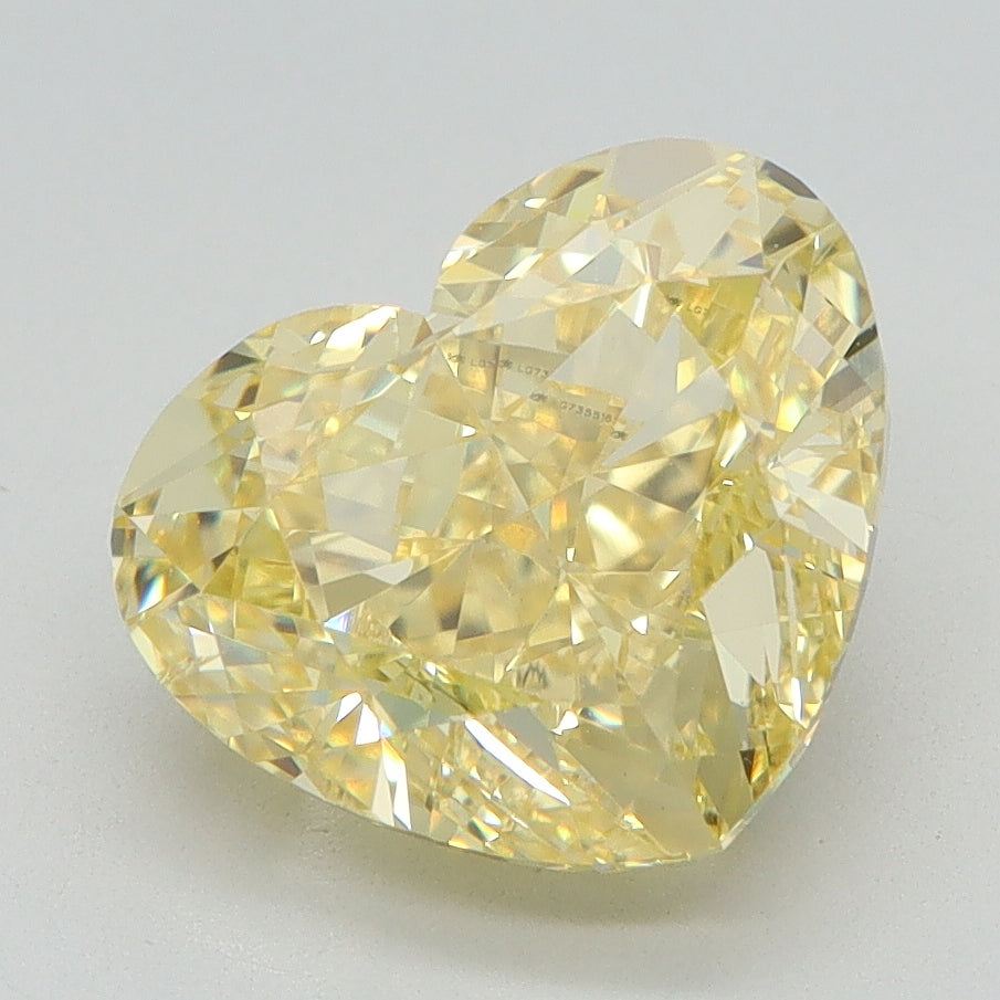 3.03ct Heart Fancy Intense Yellow Lab-Grown Diamond — VS2 | IGI