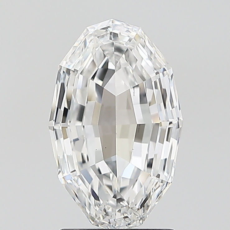 2.13ct Oval Step Lab-Grown Diamond — E VS2, IGI Certified