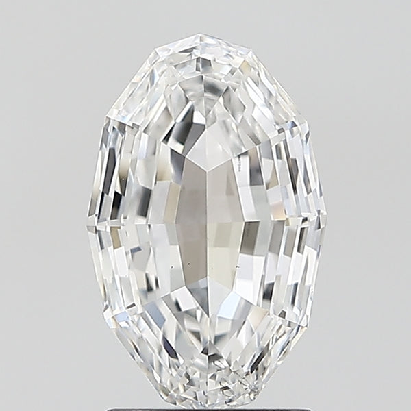 2.13ct Oval Step Lab-Grown Diamond — E VS2, IGI Certified