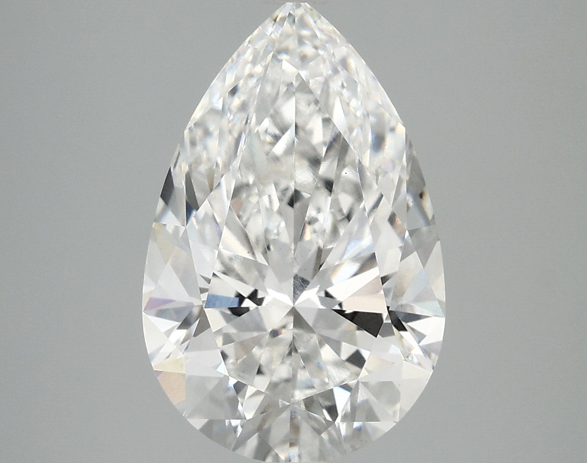 4.1ct Pear, E VS2 — IGI