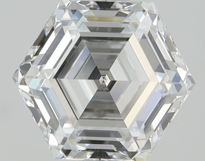 1.28ct Hexagonal, D VS1 — IGI