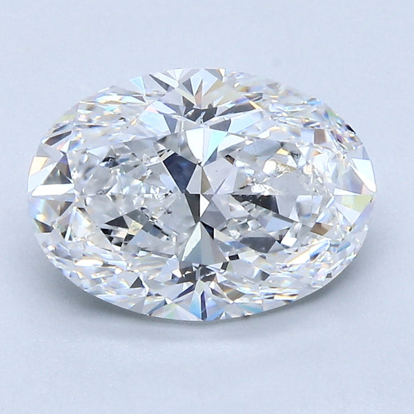 2.7ct Oval Natural Diamond — E SI1, GIA Certified