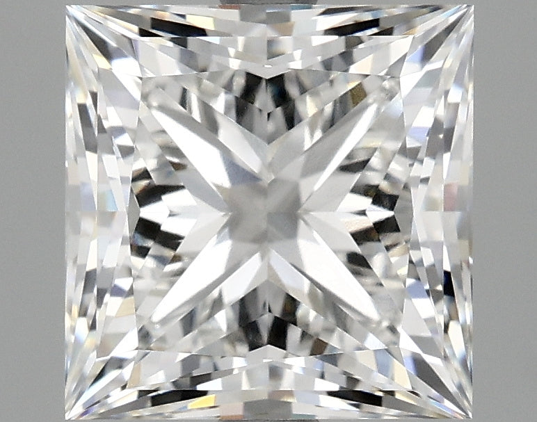 4.15ct Princess, F VVS2 — IGI