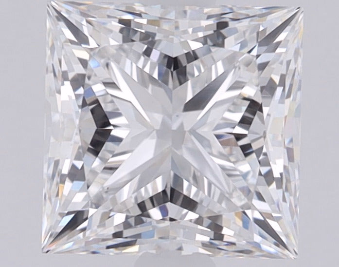 1.04ct Princess, D VVS2 — IGI