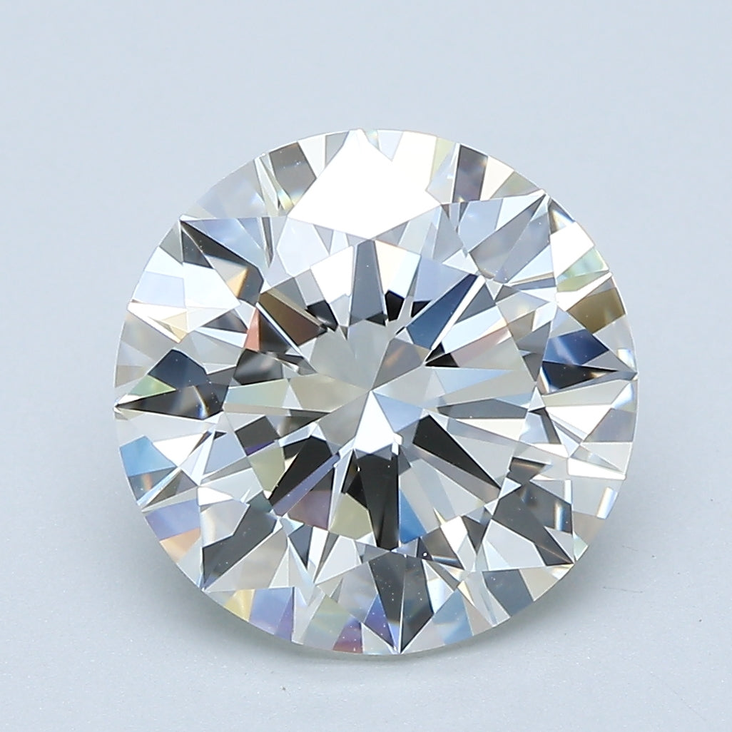 4.02ct Round, H VS1 — GIA