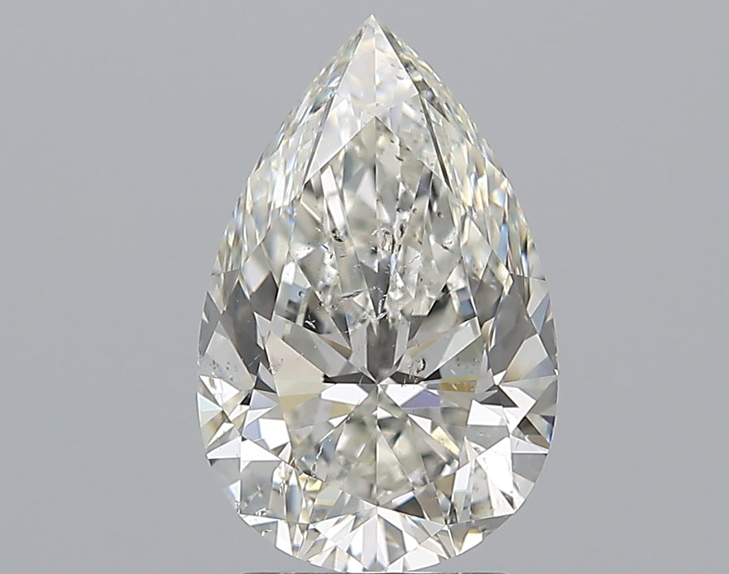 3.01ct Pear, H SI2 — GIA