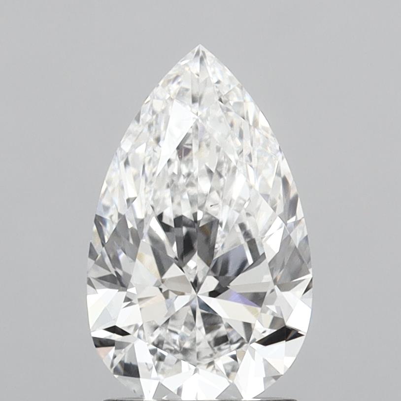 2.01ct Pear, D VS1 — IGI