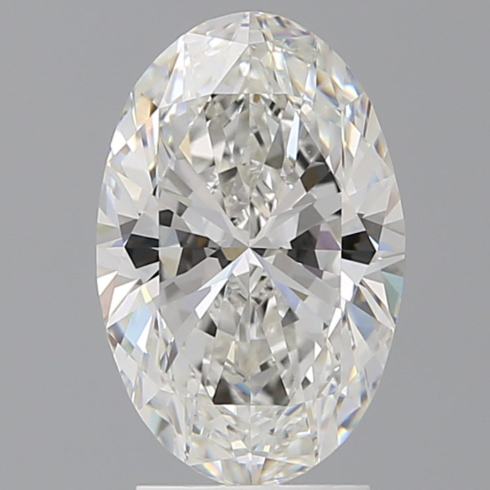 3.02ct Oval Lab-Grown Diamond — F VVS2, IGI Certified
