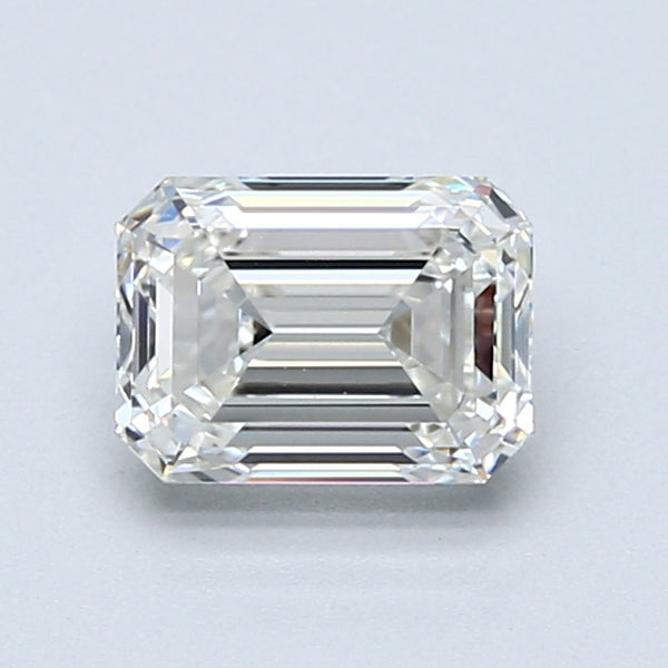 1.21ct EMERALD, I IF — GIA