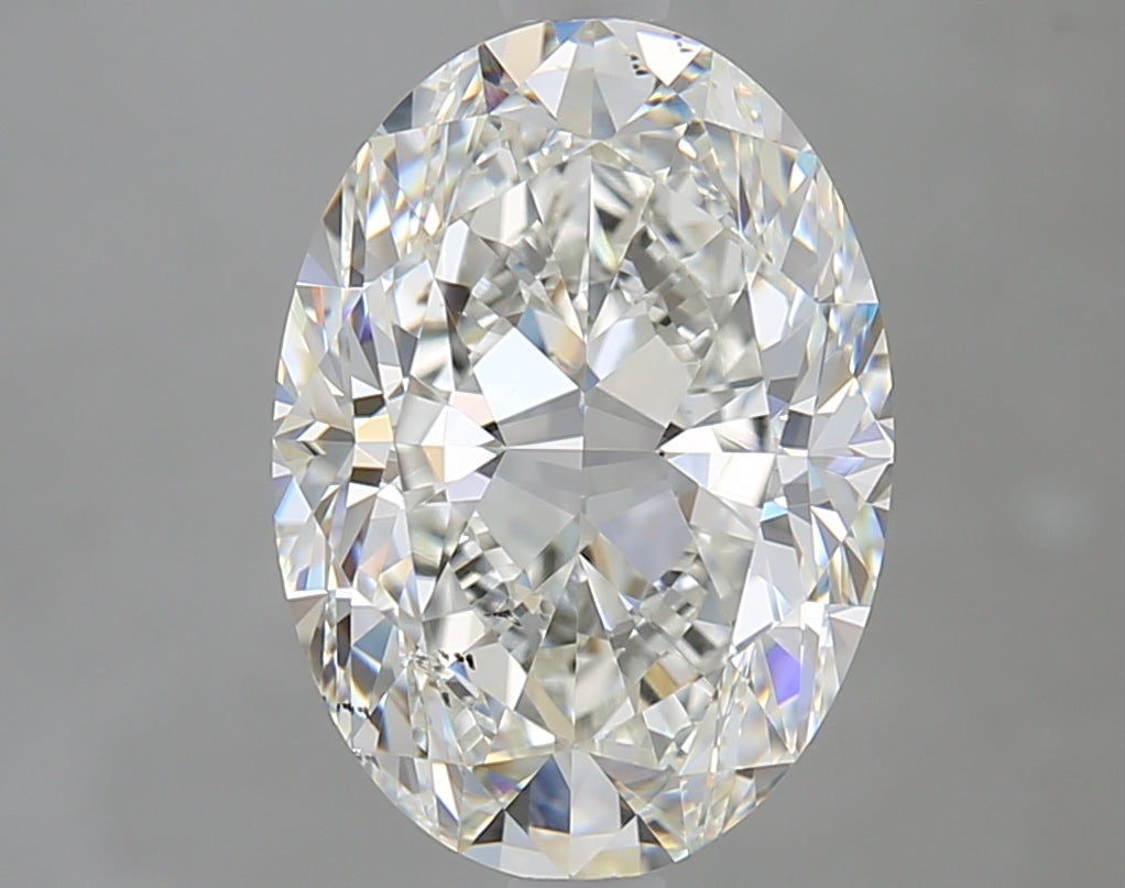 3.01ct Oval Natural Diamond — H SI1, GIA Certified