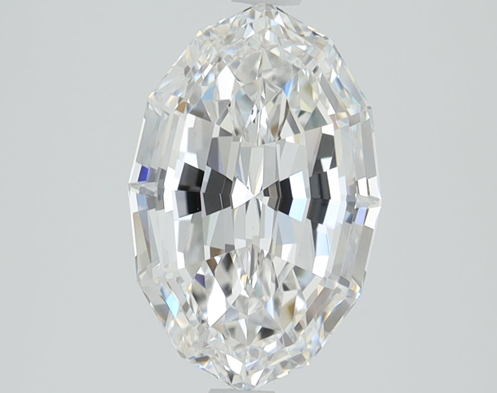 2.5ct Oval Step Cut, D VS1 — IGI