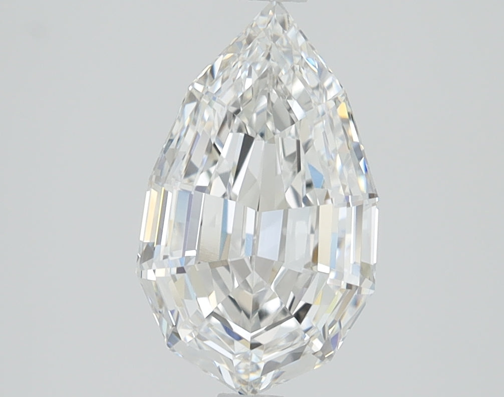 2.06ct Pear Step, D VVS2 — IGI
