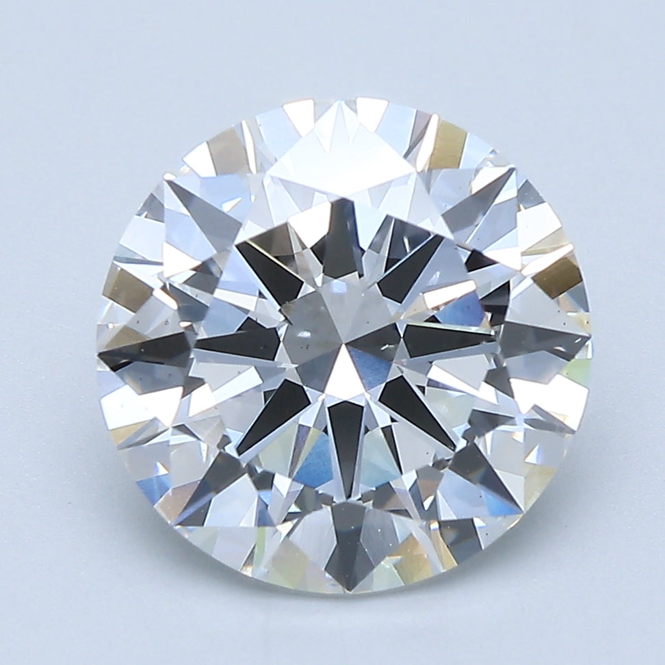 3.72ct Round, D VS2 — IGI