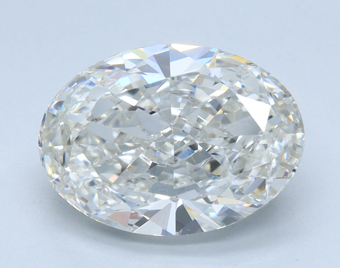 3.11ct Oval Step Cut, F VVS2 — IGI